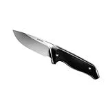 Moment Folding Knife With Sheath, 5cr13mov Stainless Steel Drop Point Blade