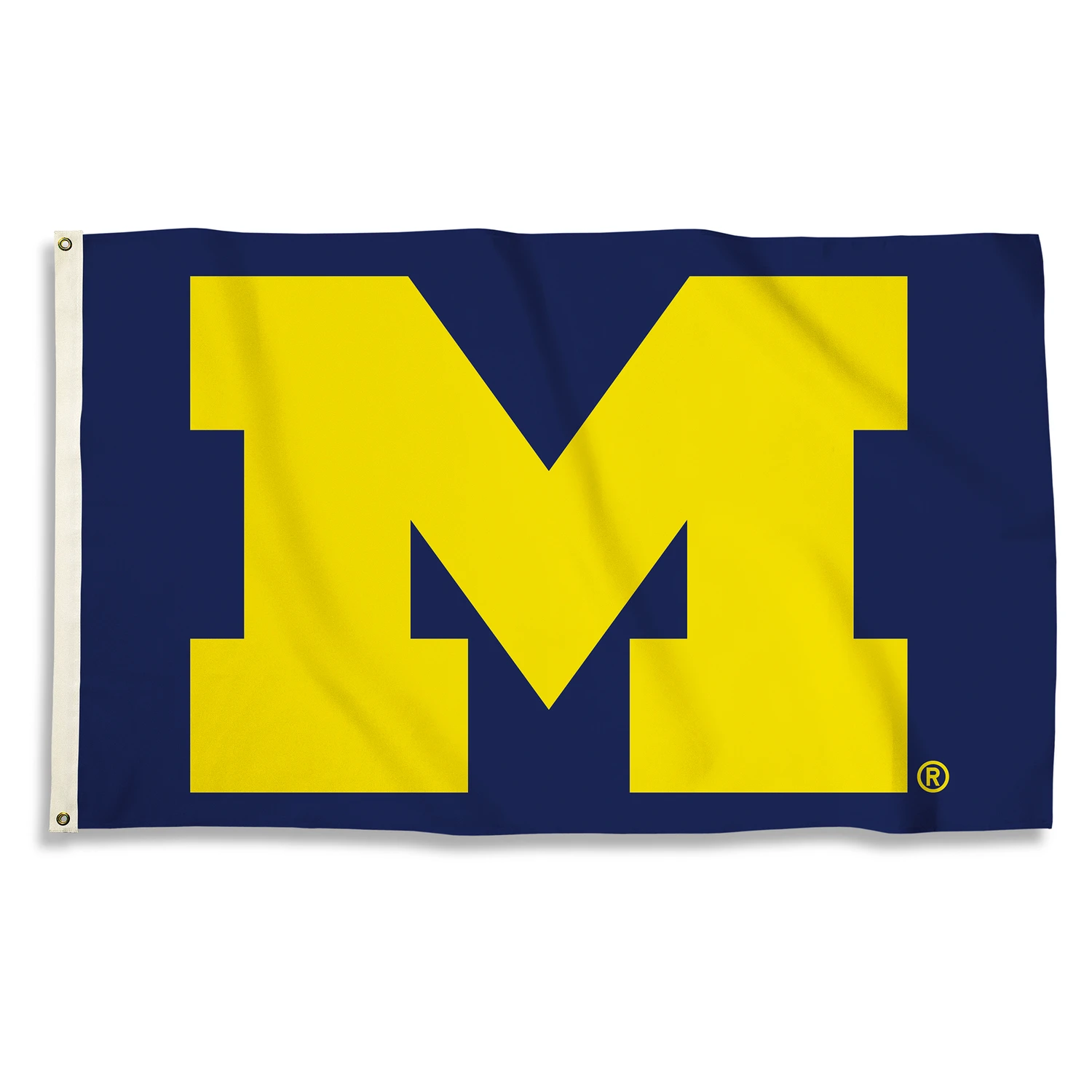 Michigan Wolverines Flag 3 Ft. H X 5 Ft. W With Grommets