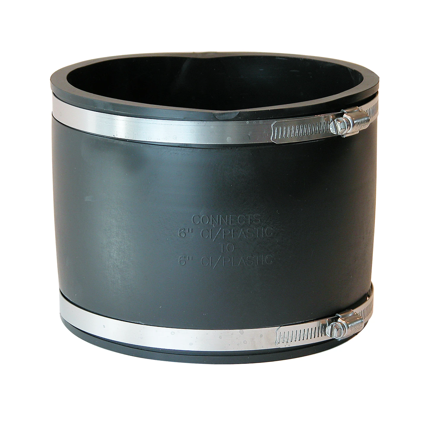 6 In. X 6 In. Plastic To Plastic Pvc Coupling