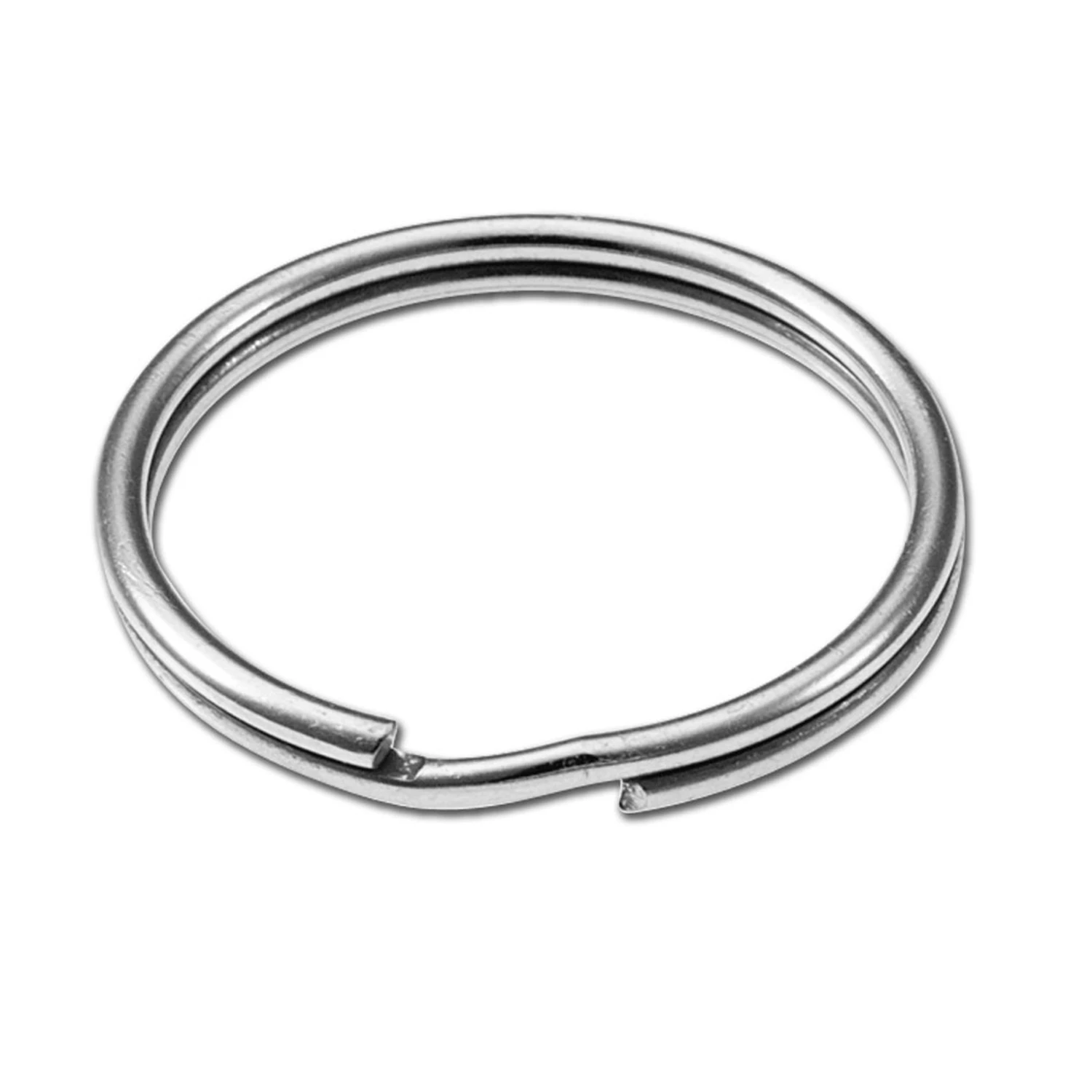 Tempered Steel Nickel-plated 7/8 In. Key Ring (100-pack)