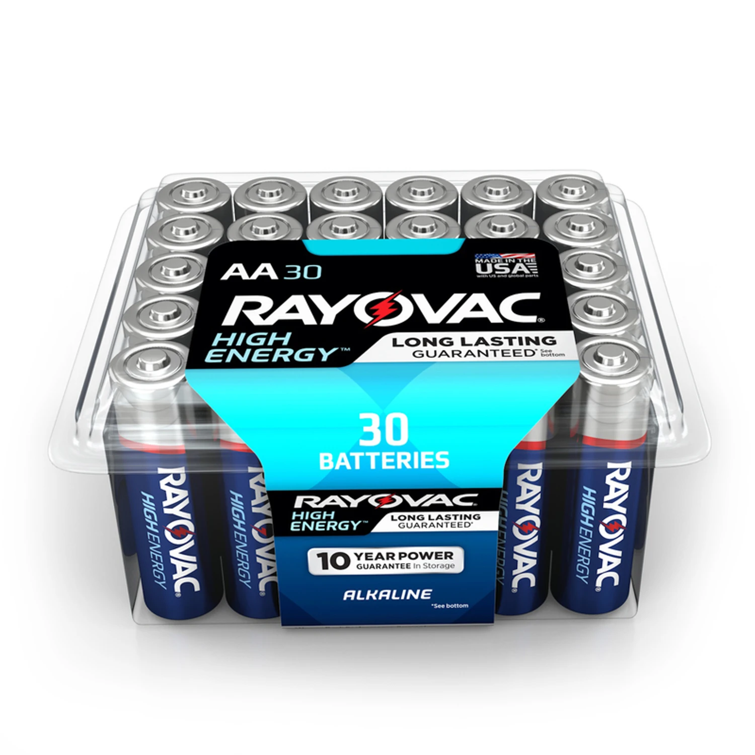 High Energy Aa Alkaline Battery (30-pack)