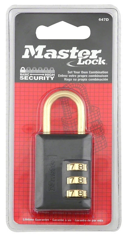 1-1/4 In. Set-your-own Combination Luggage Lock