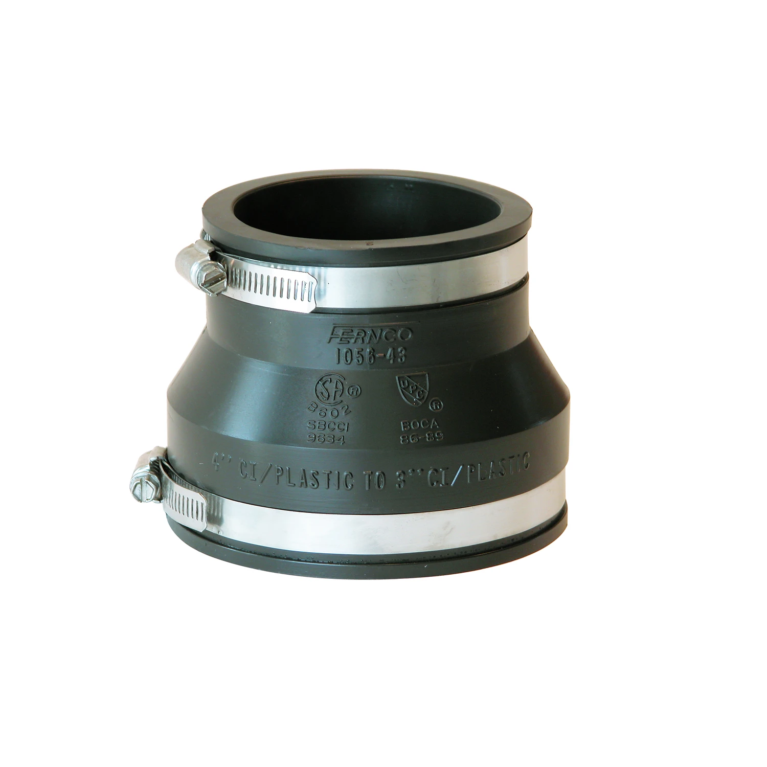 4 In. X 3 In. Flexible Pvc Coupling