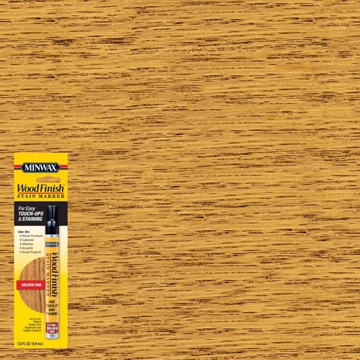 Wood Finish Golden Oak Stain Marker 0.33 Oz - Touch-up Applicator
