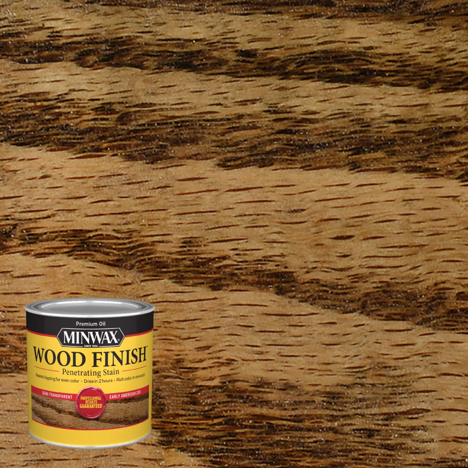 Wood Finish Penetrating Stain, Early American, 1/2 Pint, Oil-based