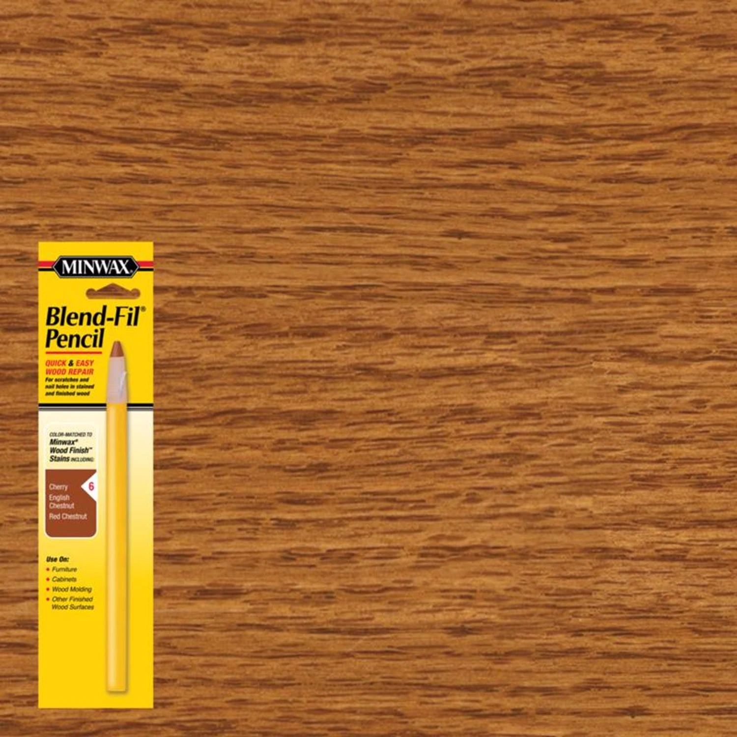 Blend-fil Color Group 6 Touch-up Pencil For Wood Repair