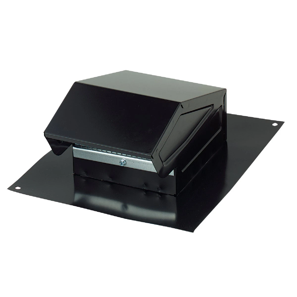 3 In. Or 4 In. Black Steel Roof Vent Cap With Damper