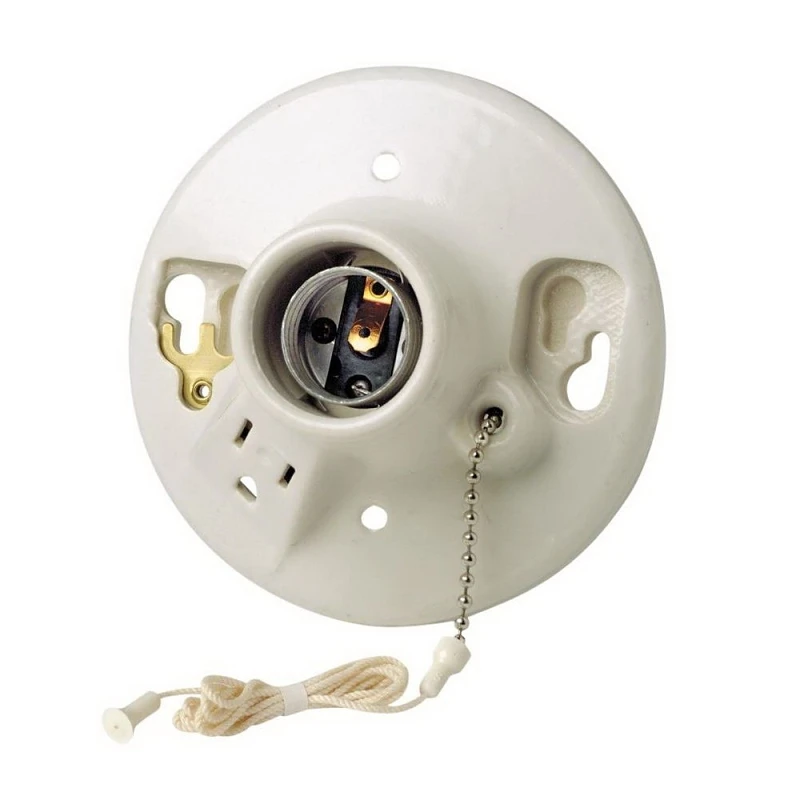 White Porcelain Incandescent Lampholder