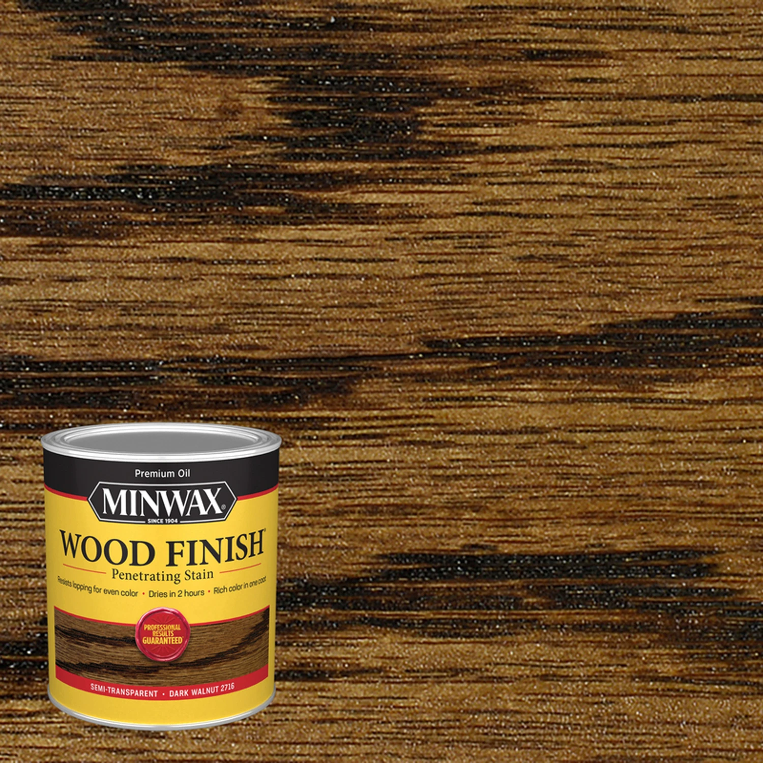 Wood Finish Dark Walnut Oil-based Penetrating Stain, 1 Quart