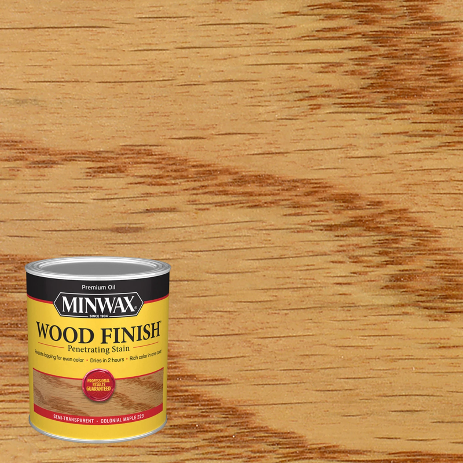 Wood Finish Colonial Maple Oil-based Penetrating Stain, 1 Quart