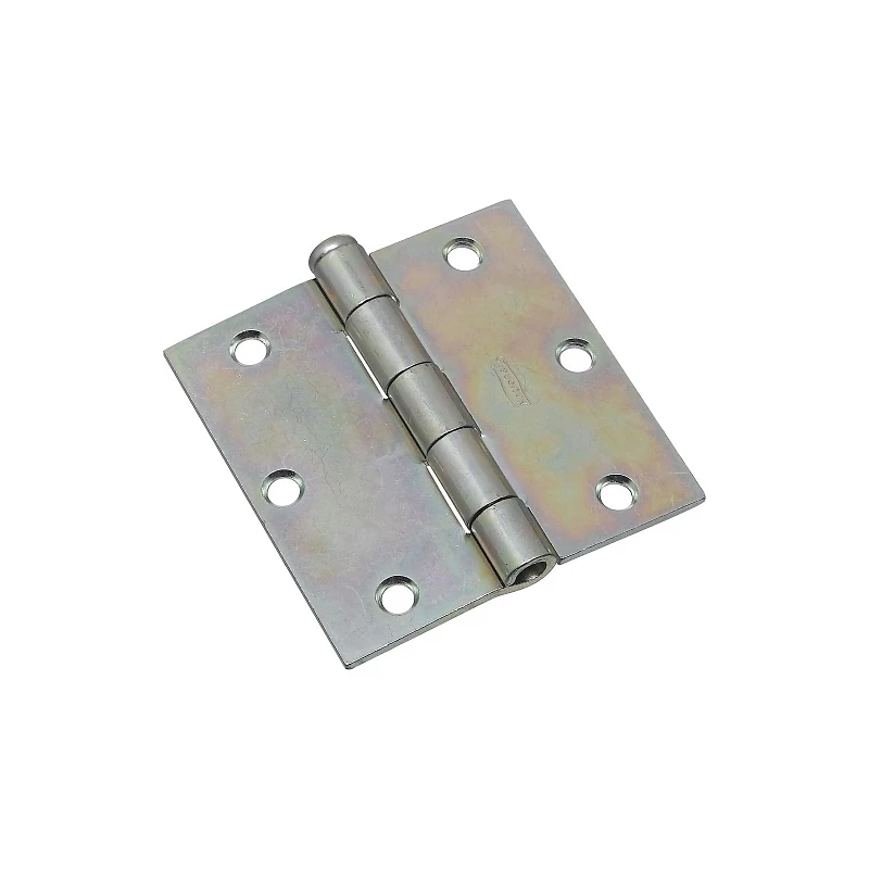 2-pk., 3-1/2 X 3-1/2 In. Zinc Broad Light-duty Hinges