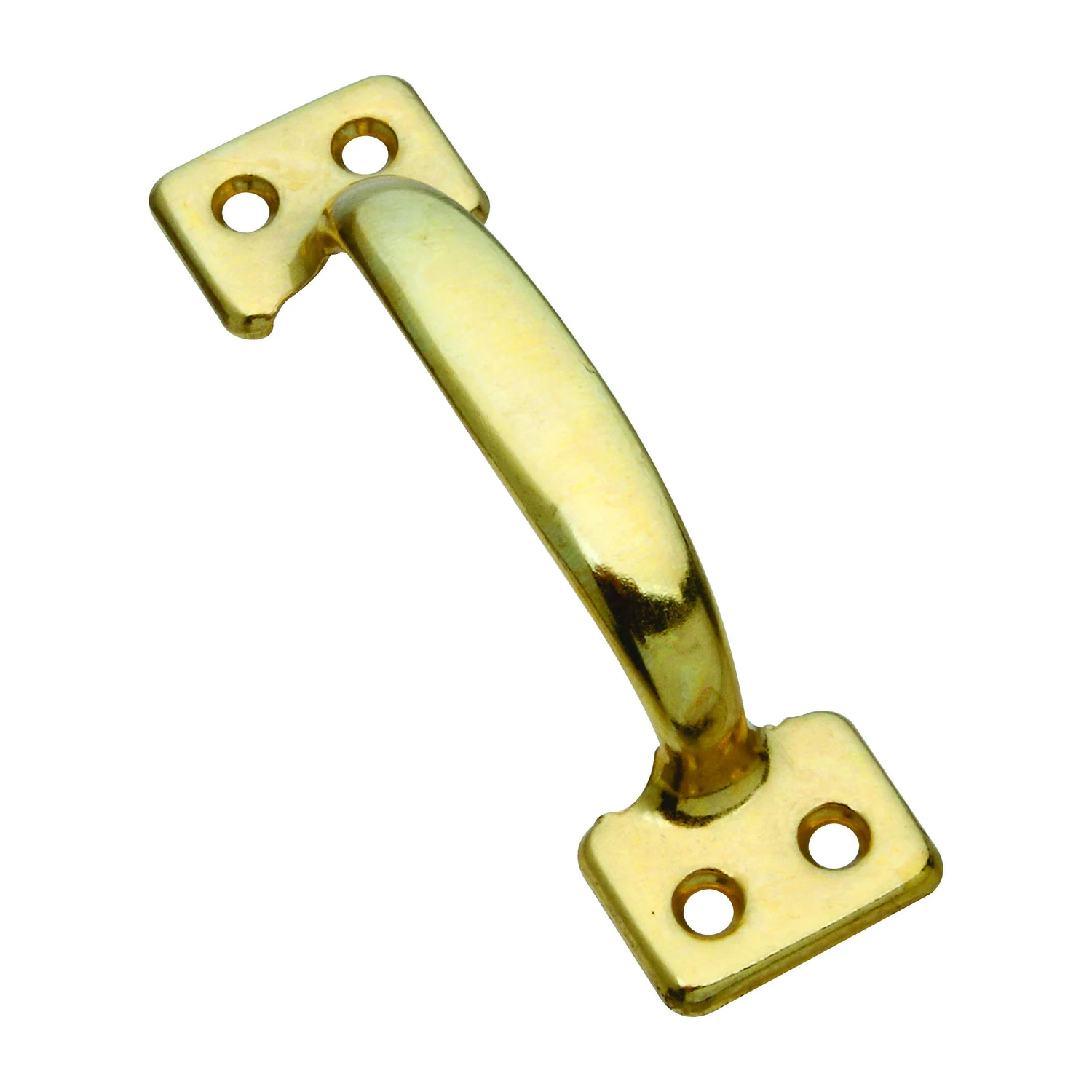 Window Sash Lift, Bar Type, Bright Brass Finish, 4 In.