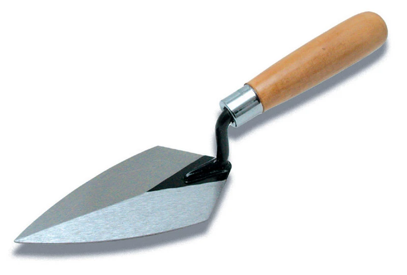 7 In. X 3 In. Pointing Trowel With Hardwood Handle And Steel Blade