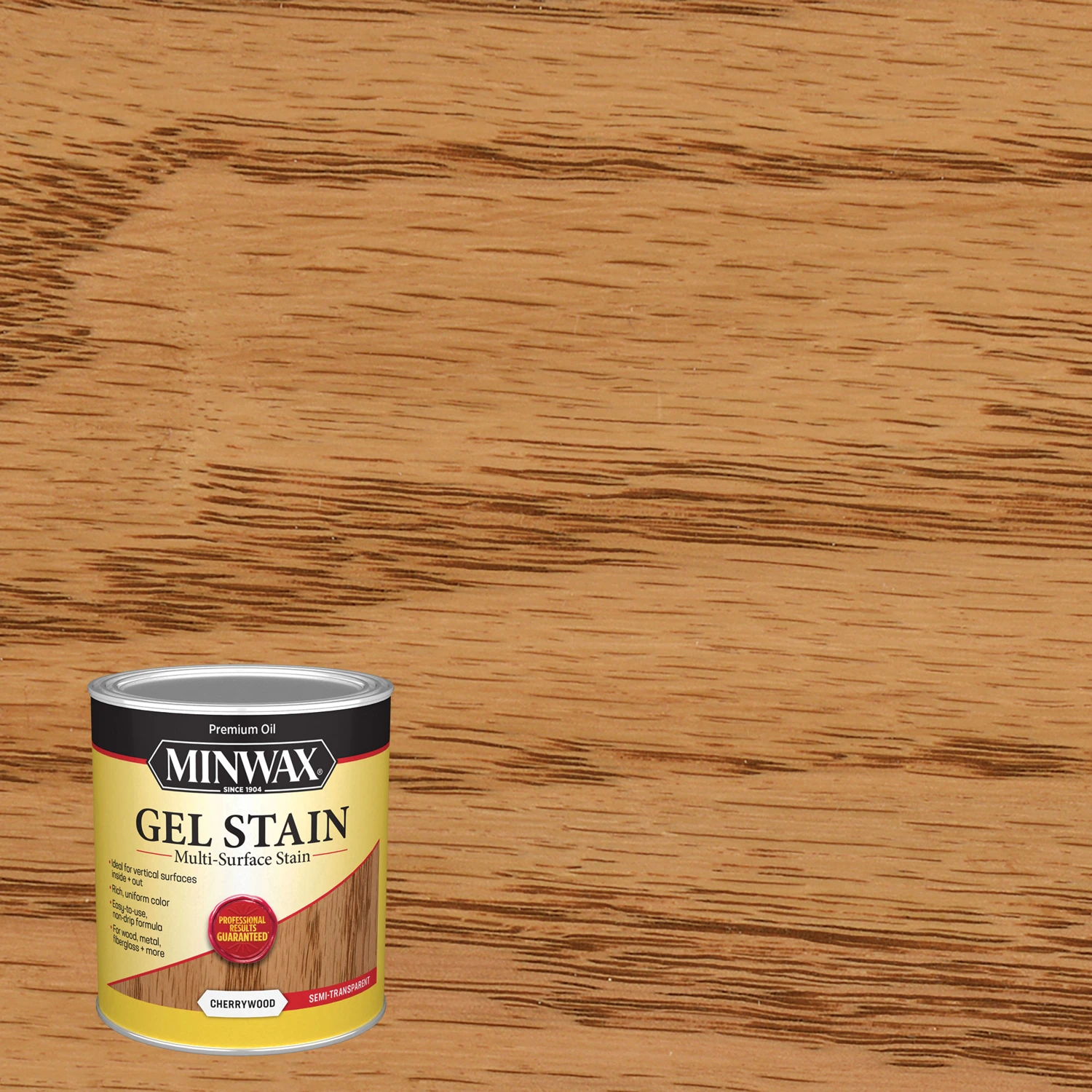 Cherrywood Gel Stain, 1 Quart - Oil-based Non-drip Formula