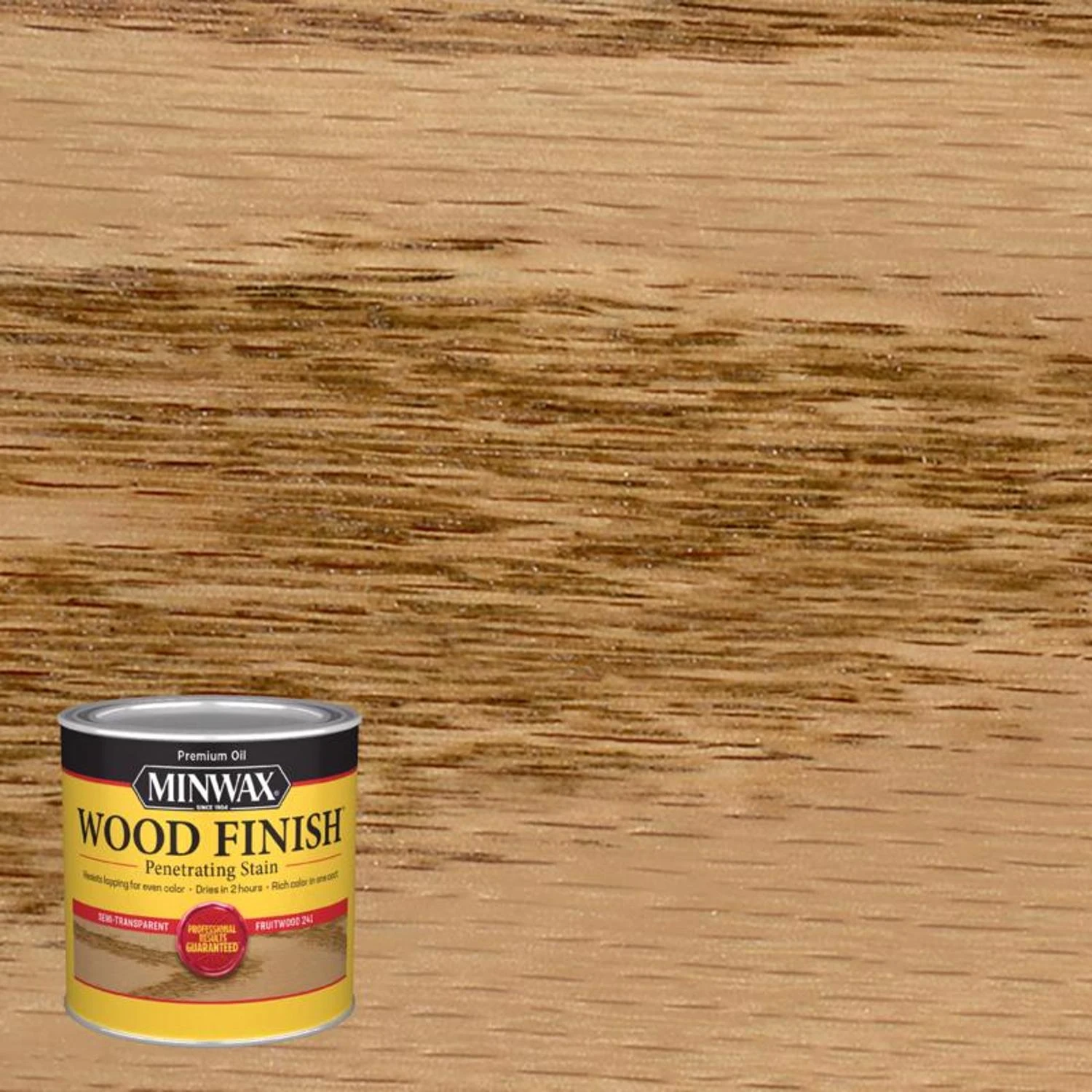 Wood Finish Penetrating Stain, Fruitwood, 1/2 Pint, Oil-based