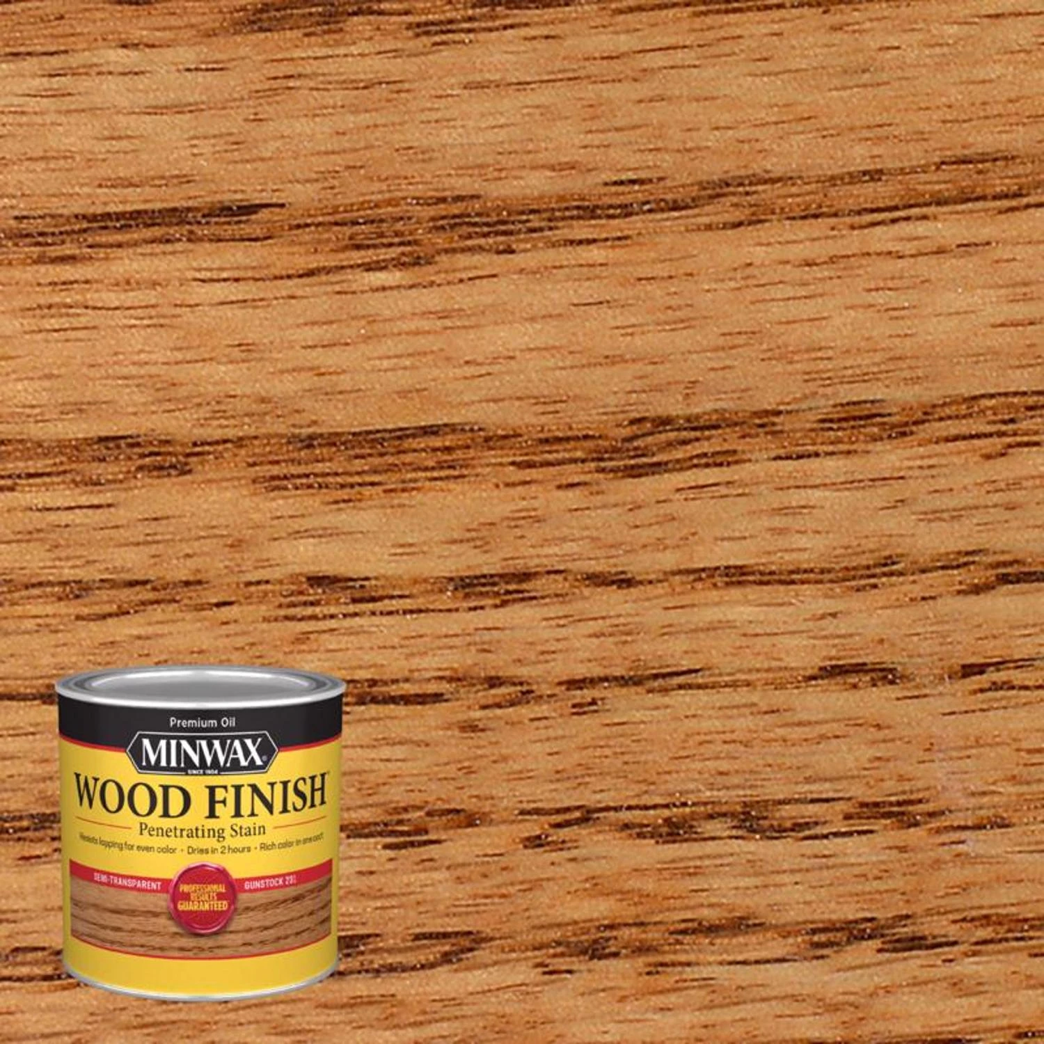 Wood Finish Gunstock Oil-based Penetrating Stain, 1/2 Pint Can