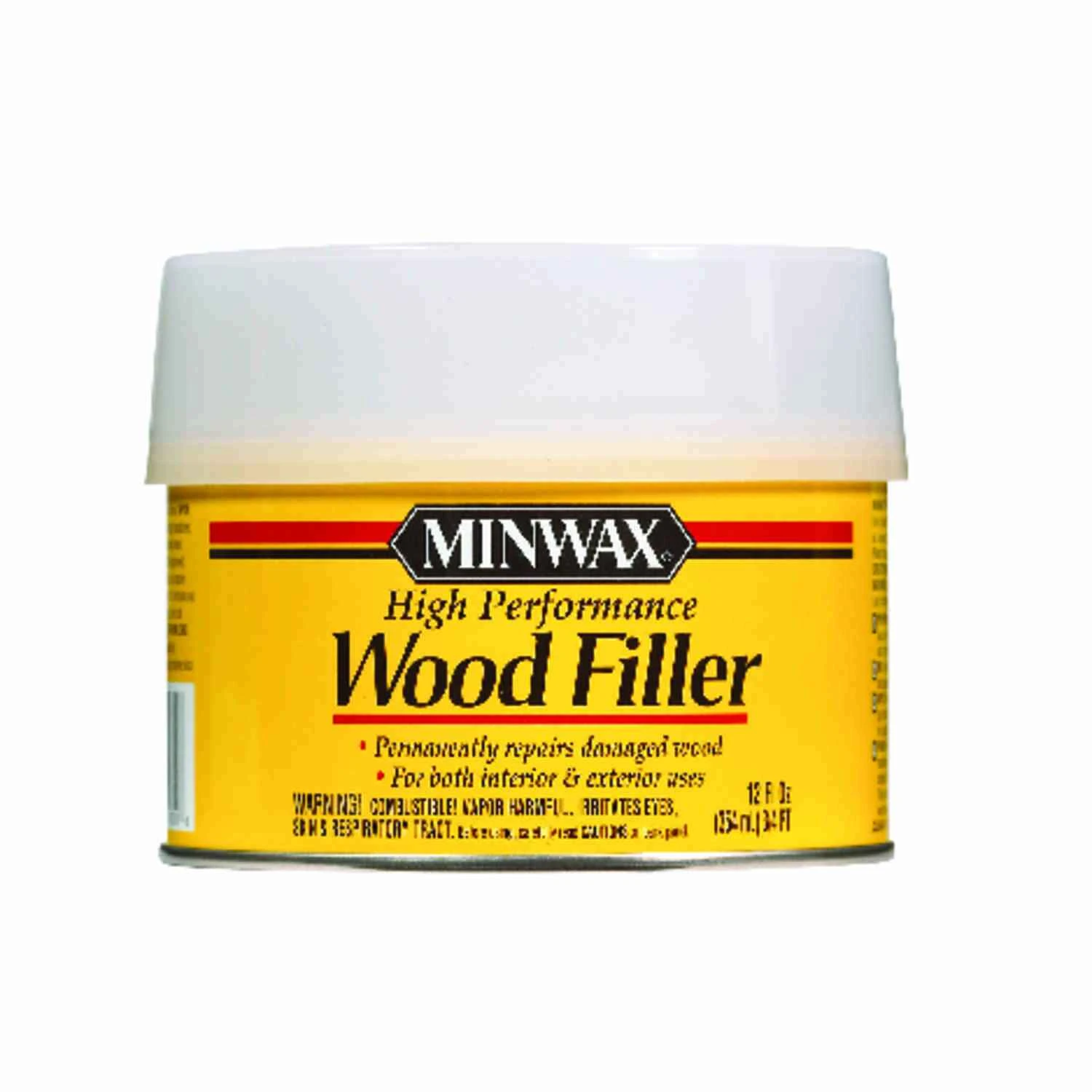 High Performance Wood Filler 12 Oz. Natural For Indoor & Outdoor Use