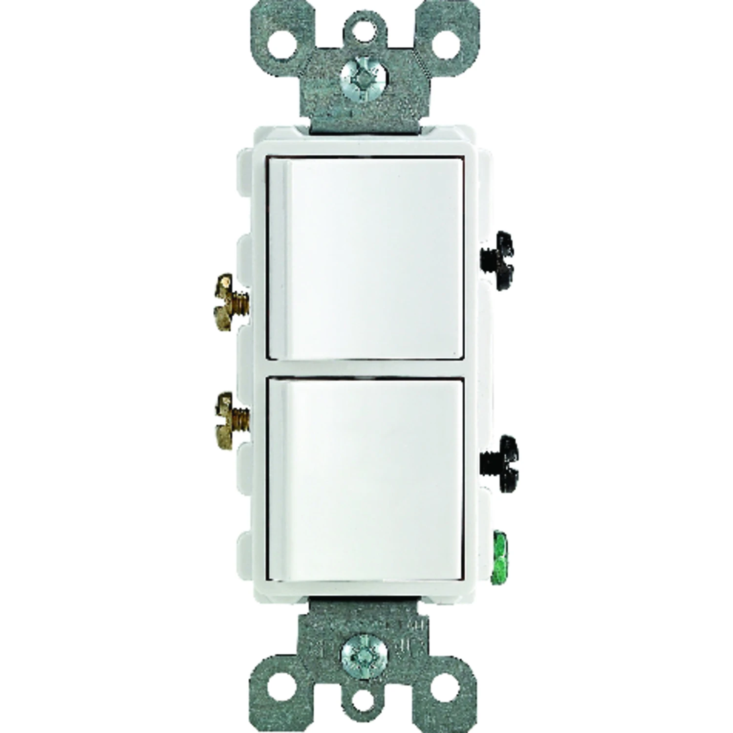 Single Pole White 15a Duplex Switch