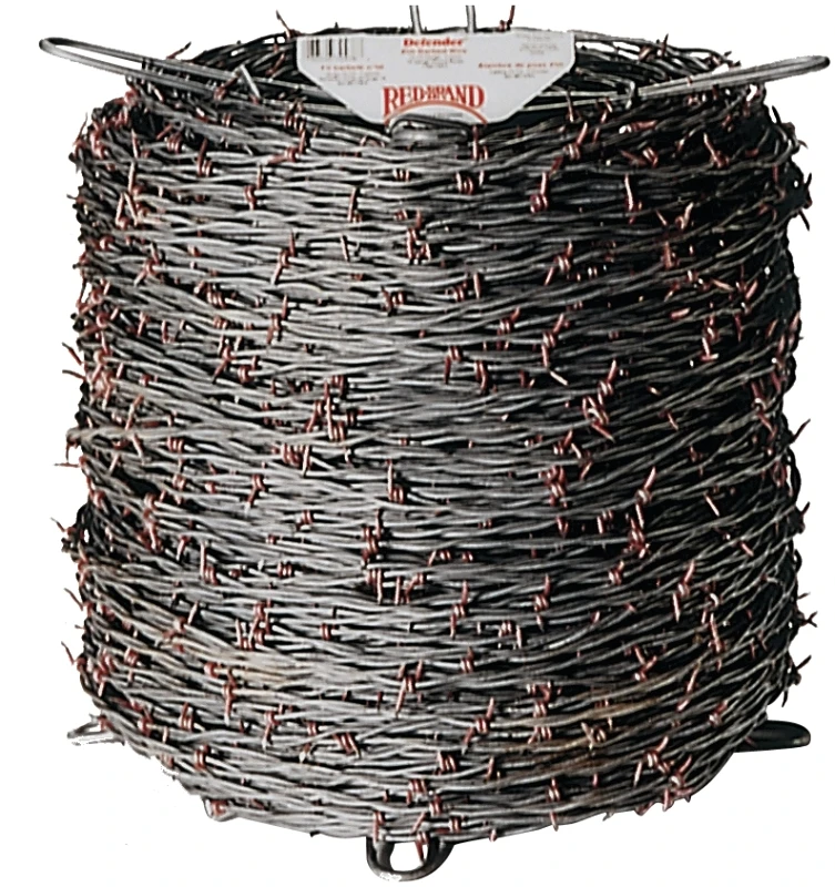 Red Brand Barbed Wire, 1320 Ft X 12.5 Ga, 2-point Barbs, Galvanized