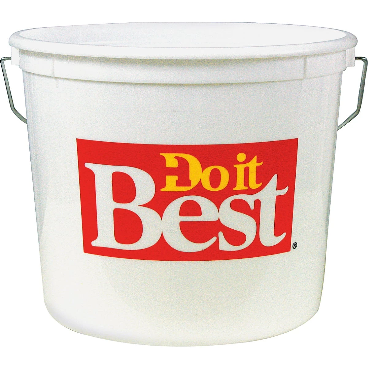 5 Qt. White Polysteel Bucket