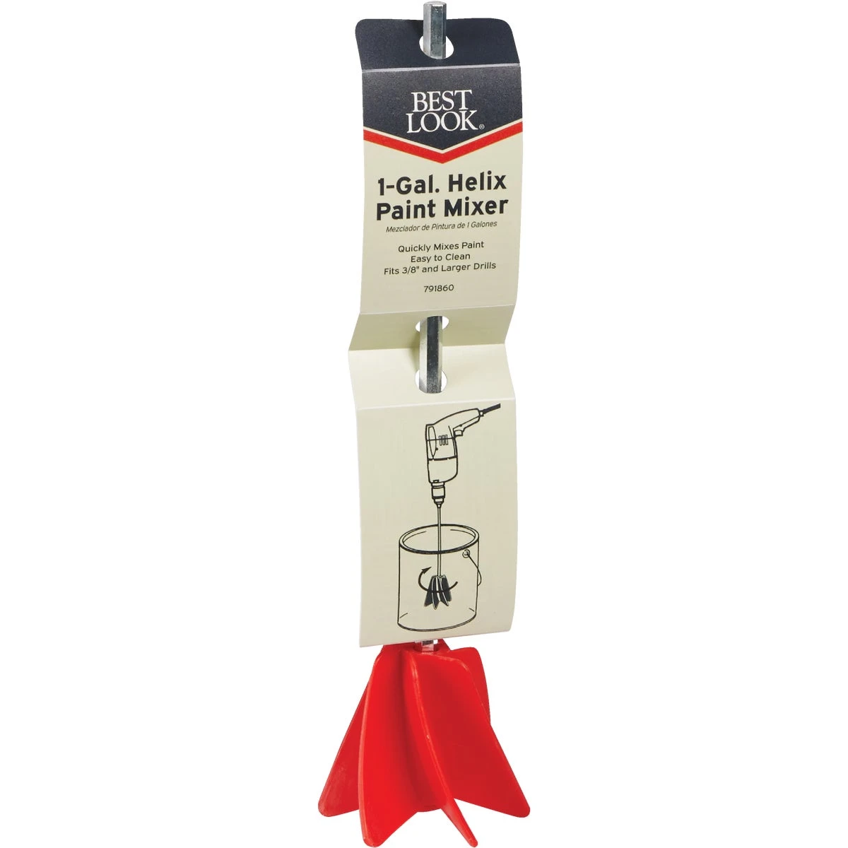 1 Gallon 10 Inch Helix Paint Mixer Hm1-dib