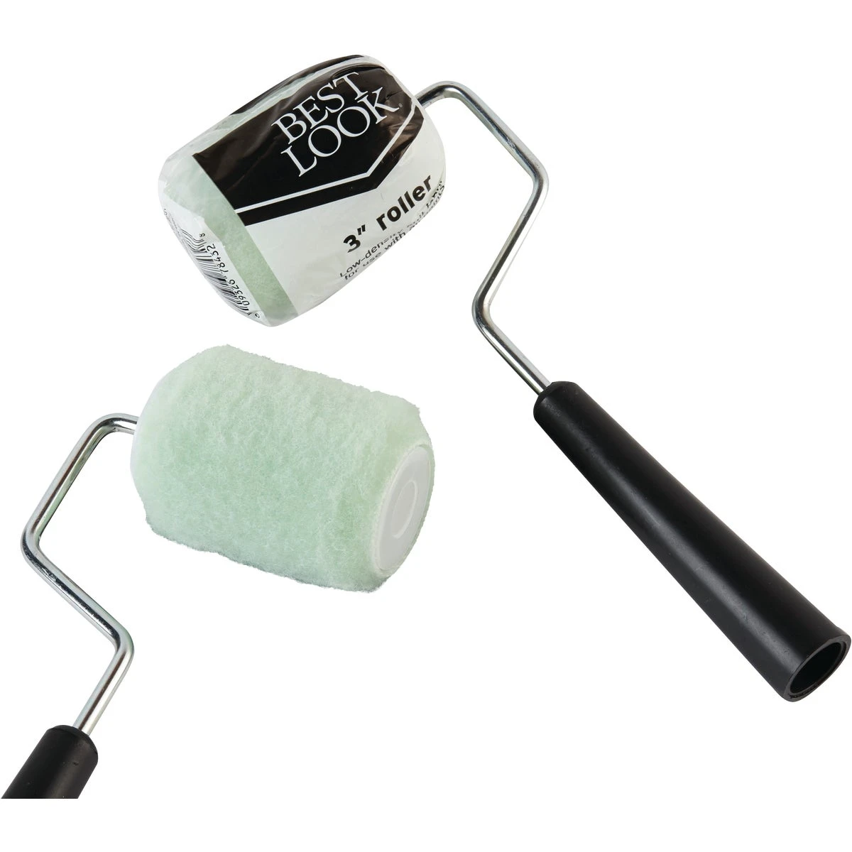 3 In. X 3/8 In. Knit Paint Roller With Frame For Smooth Surfaces