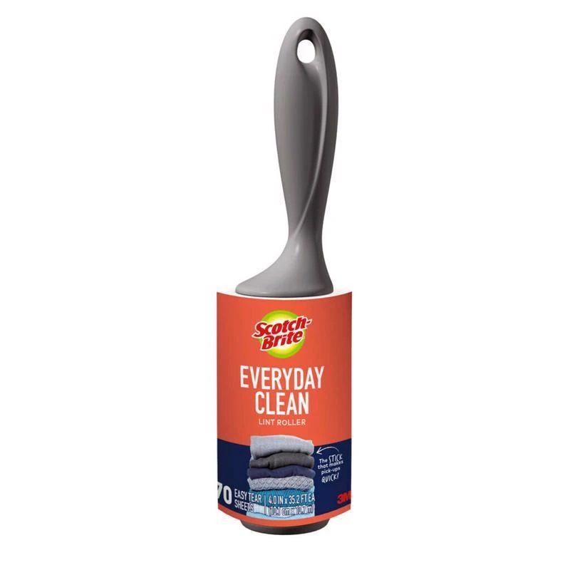 Everyday Clean Lint Roller With 70 Sheets - Ergonomic Handle