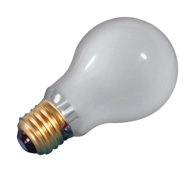 25 Watts A19 Incandescent Bulb White Appliance 1 Pk