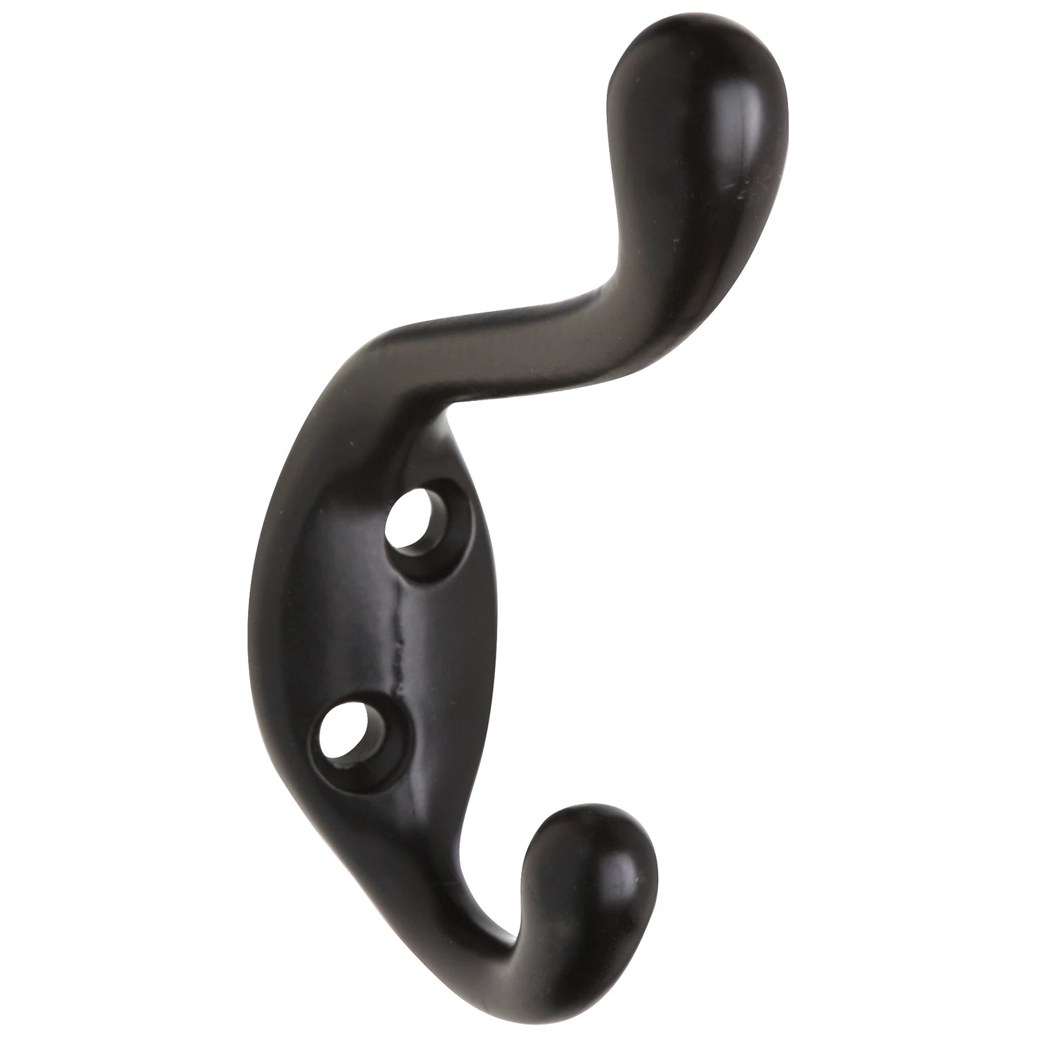 Hat & Coat Hook, Heavy-duty, Oil-rubbed Bronze, Holds 75-lbs.
