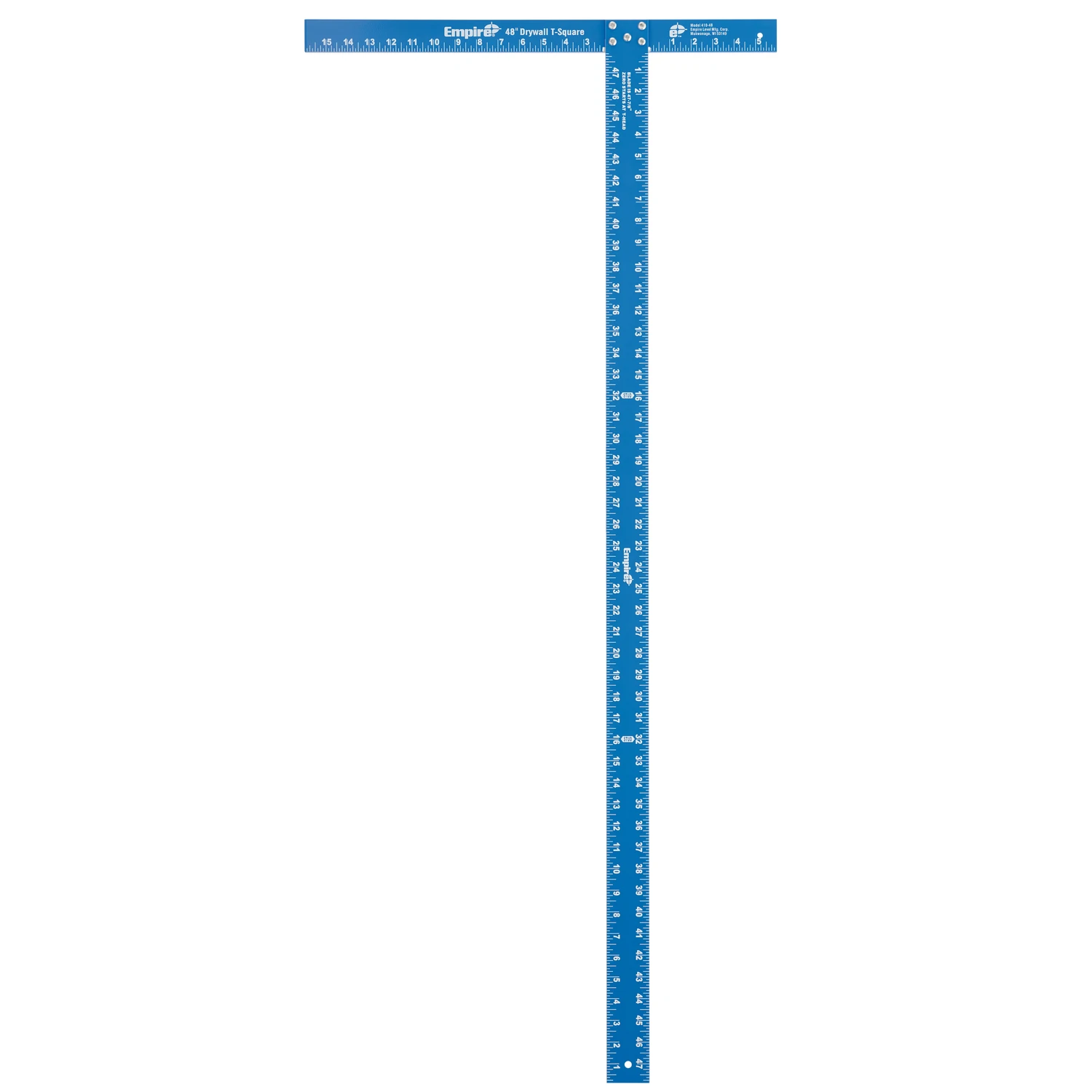 48 In. Aluminum Hi-visibility Drywall T-square With Bold Graduations