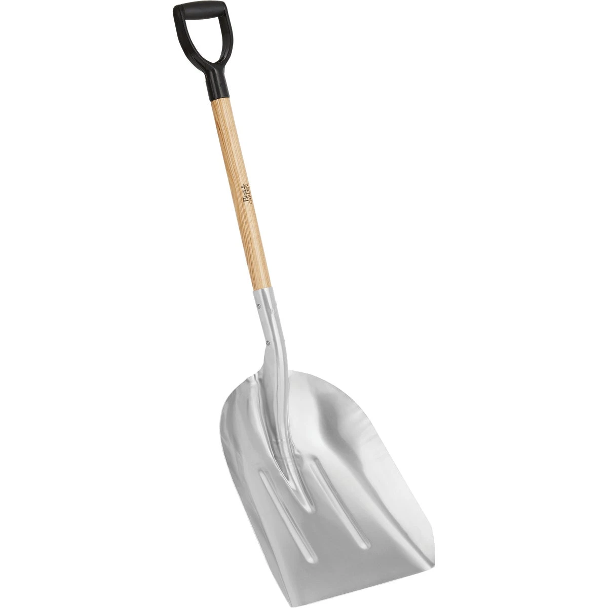 28.25 In. Wood D-grip Handle #10 Aluminum Scoop Shovel By Best Garden