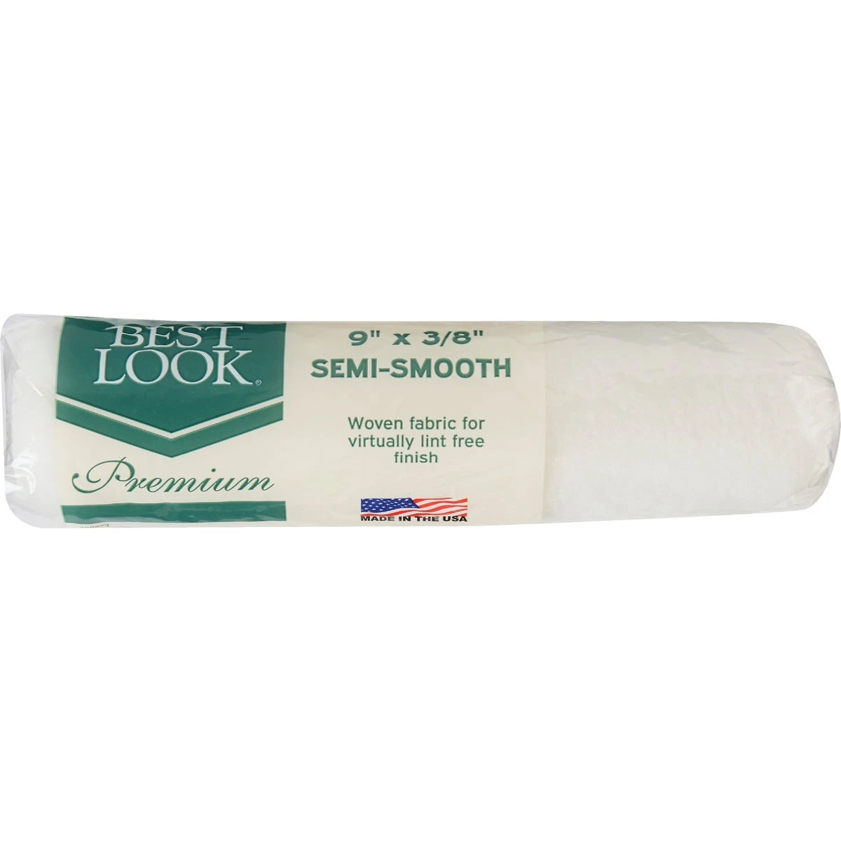 9 In. X 3/8 In. Woven Fabric Roller Cover For Smooth Finishes