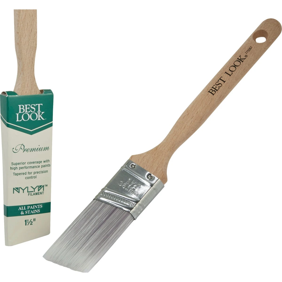 1.5 In. Angle Nylyn Paint Brush - Professional Quality