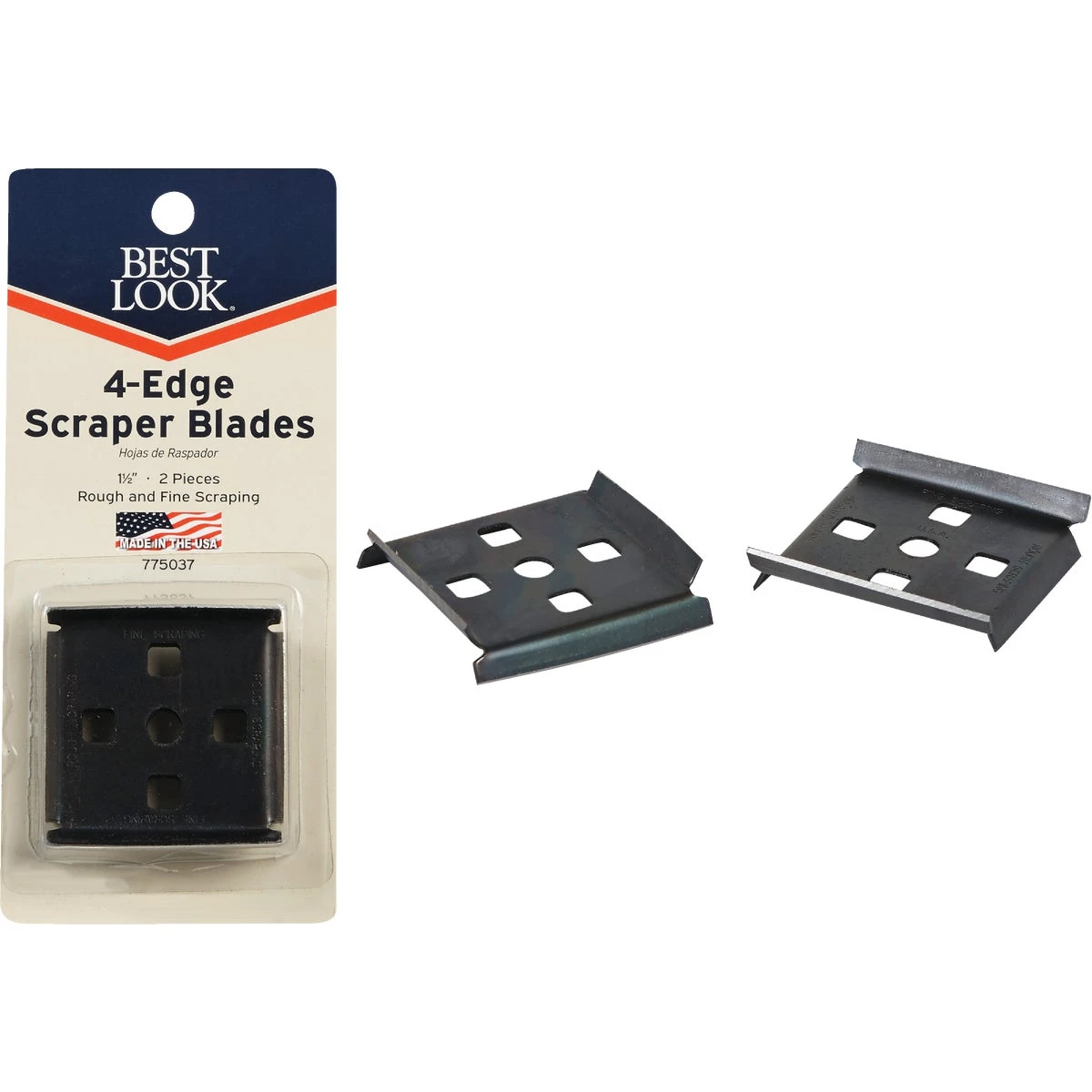 Best Look 1-1/2 In. 4-edge Replacement Scraper Blade (2-pack)