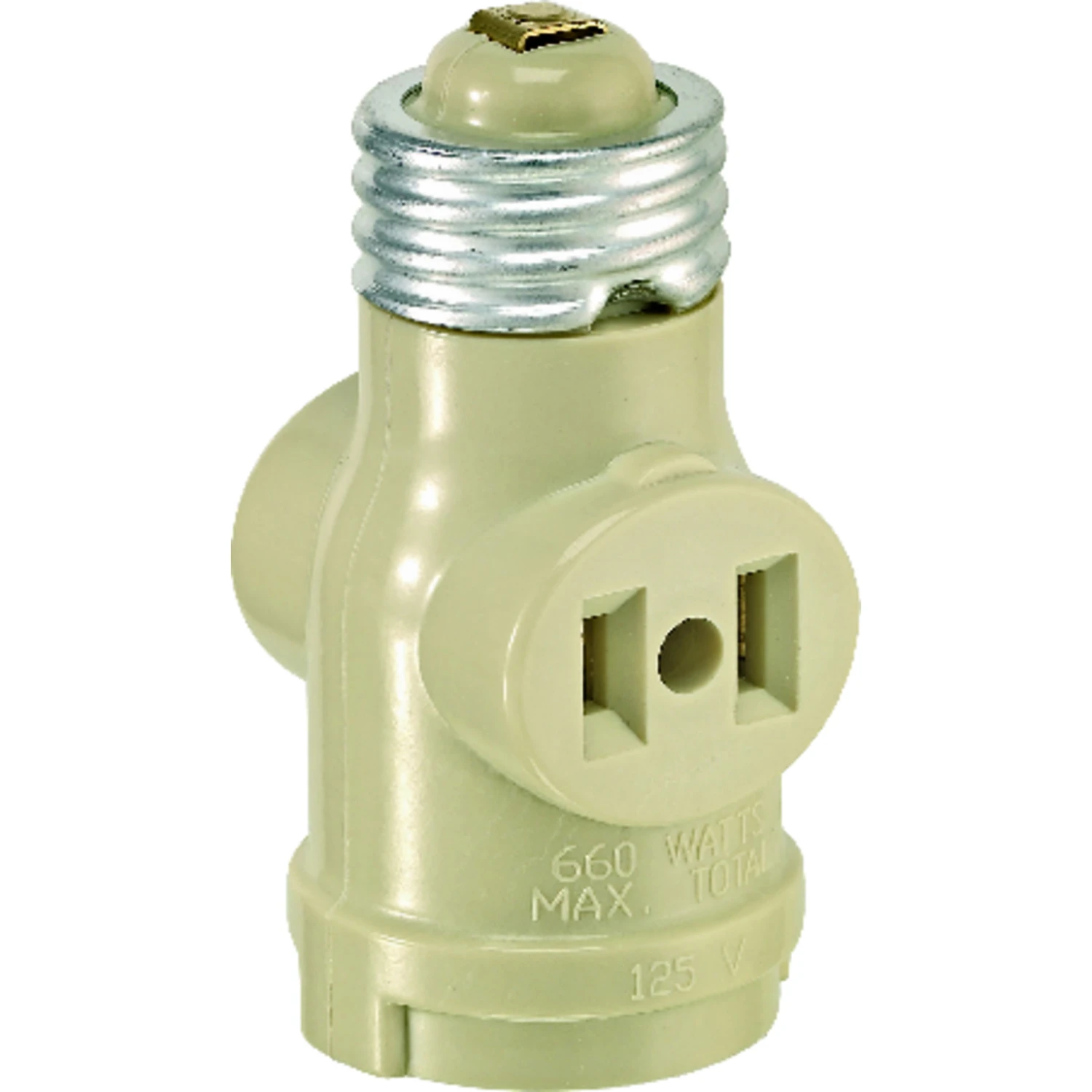 Ivory 125v Socket Adapter