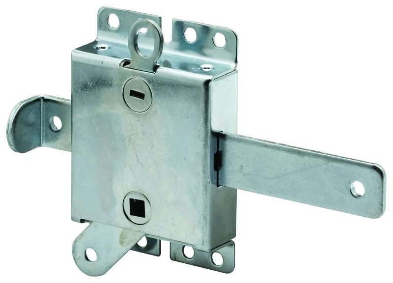 Inside Security Deadlock Fits Most Garage Doors, Heavy Duty Galvanized Steel Housing, 1-pk.