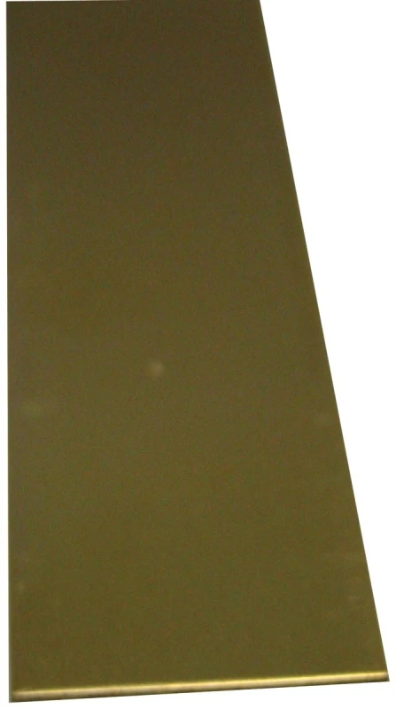 Brass 1/2 In. X 12 In. Strip Stock - 0.064 In. Thickness