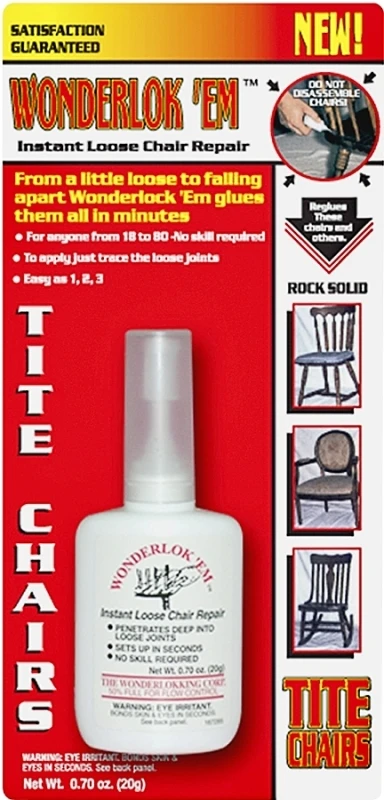 0.70 Oz. Super Strength Chair Joint Adhesive For Wood And More