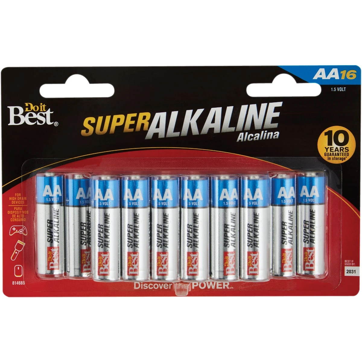 Aa Alkaline Battery (16-pack)