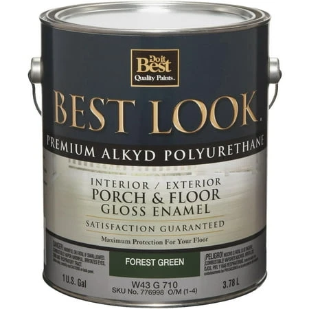 Best Look 1 Gallon Forest Green Polyurethane Gloss Porch & Floor Enamel