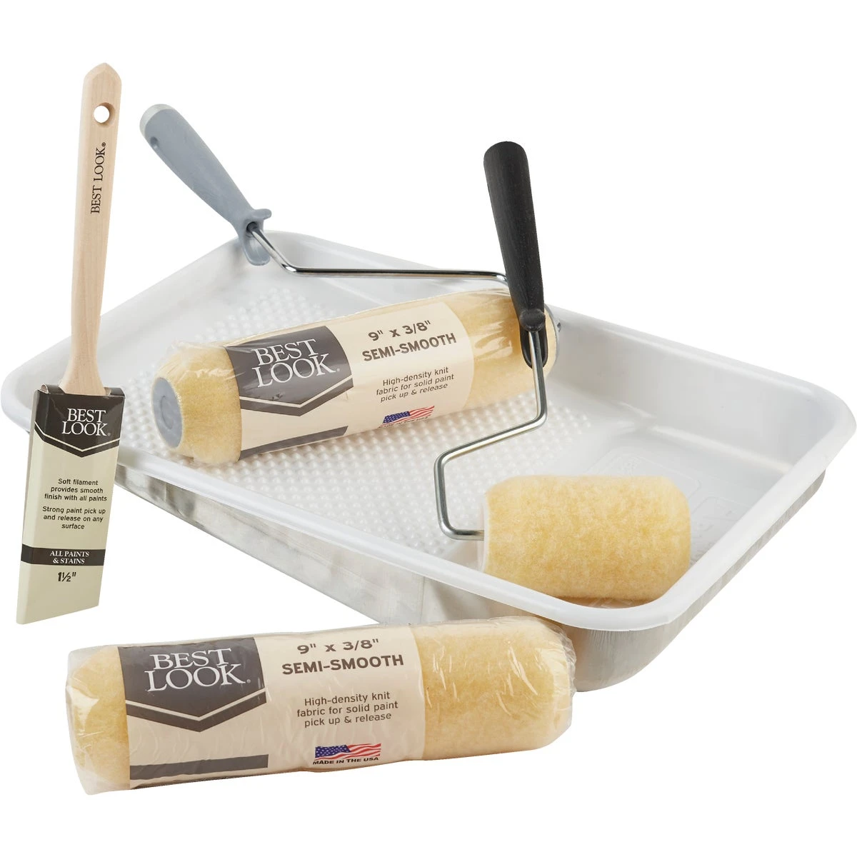7-piece Roller And Tray Set For Paint Projects