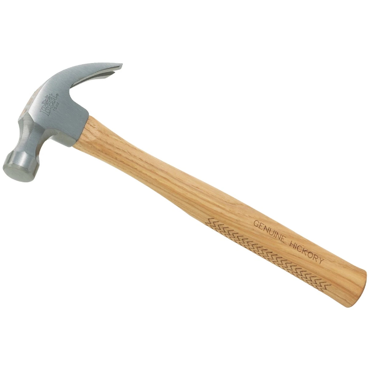 16 Oz. Smooth-face Curved Claw Hammer With Hickory Handle - Model 323590