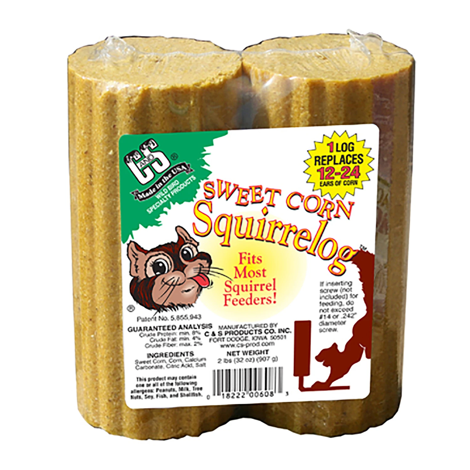 Sweet Corn Squirrelog Refill (2-pack)