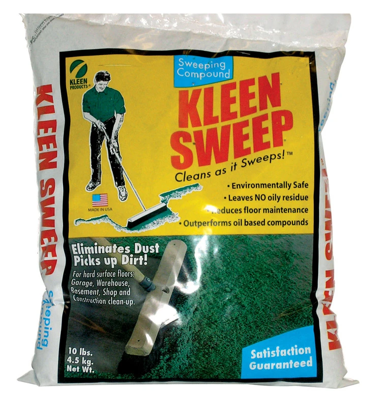 Biodegradable Sweeping Compound 10 Lb - Oil Absorbent Dust Control