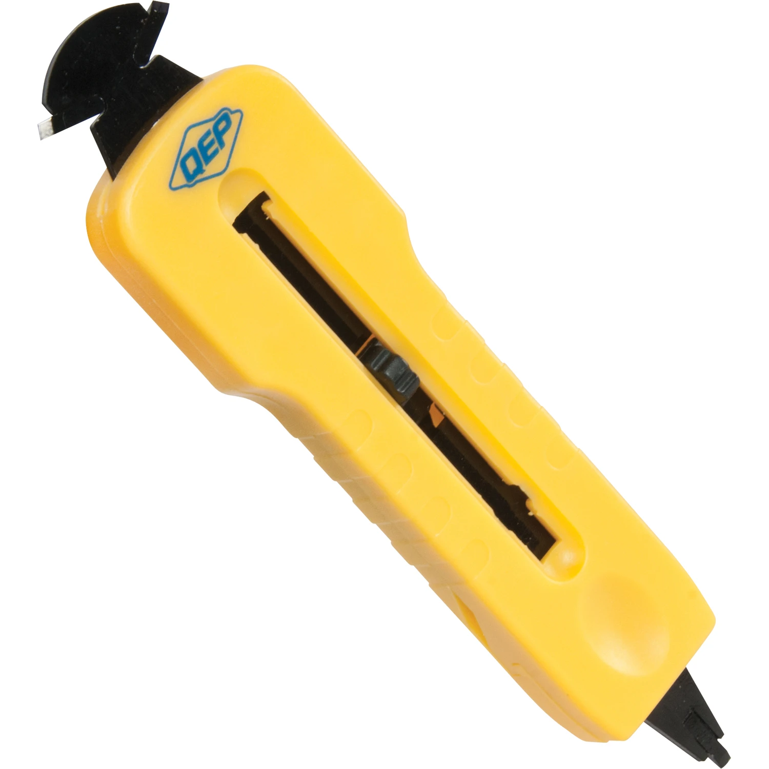 Scoring Knife With Chisel Tip And Slide Lock Safety Mechanism