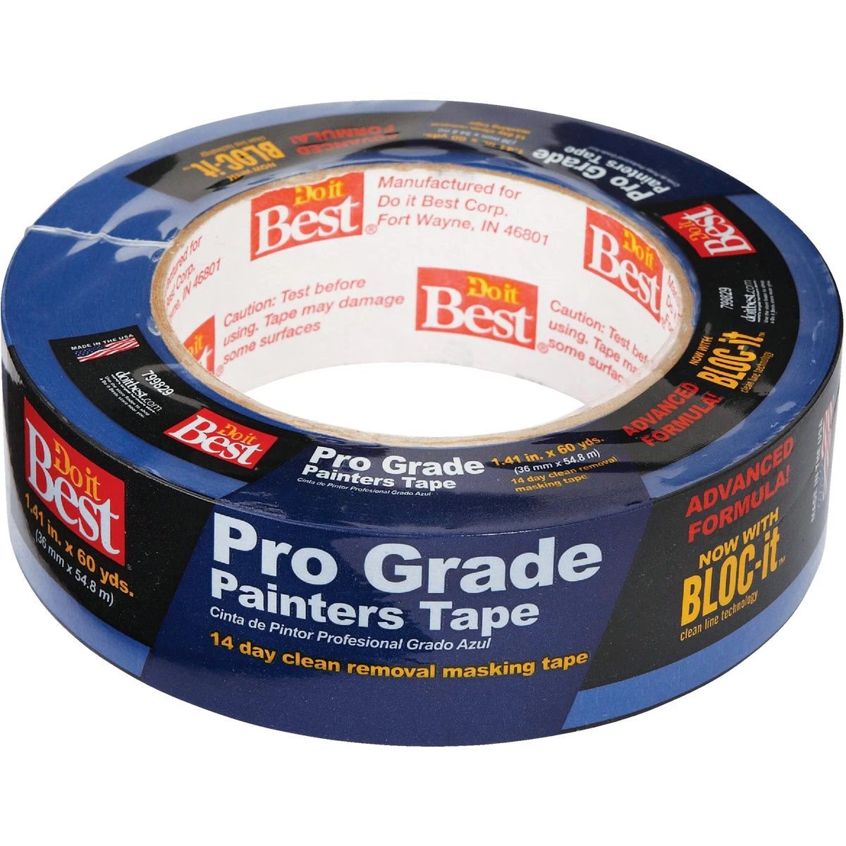 Pro Grade 1.41" X 60 Yd. Blue Painter's Masking Tape