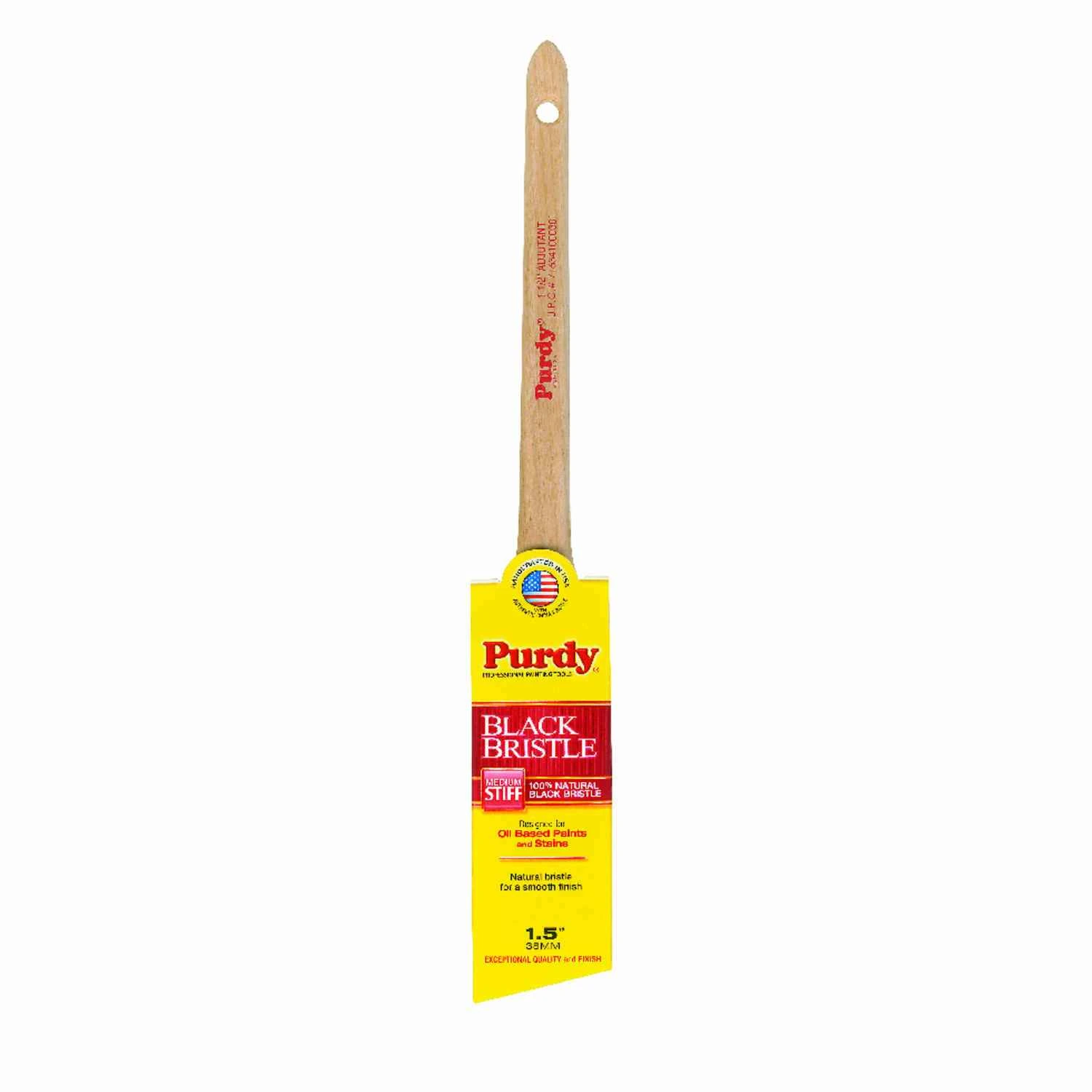 Black Bristle 1-1/2 In. Angular Trim Paint Brush - Model 144024015