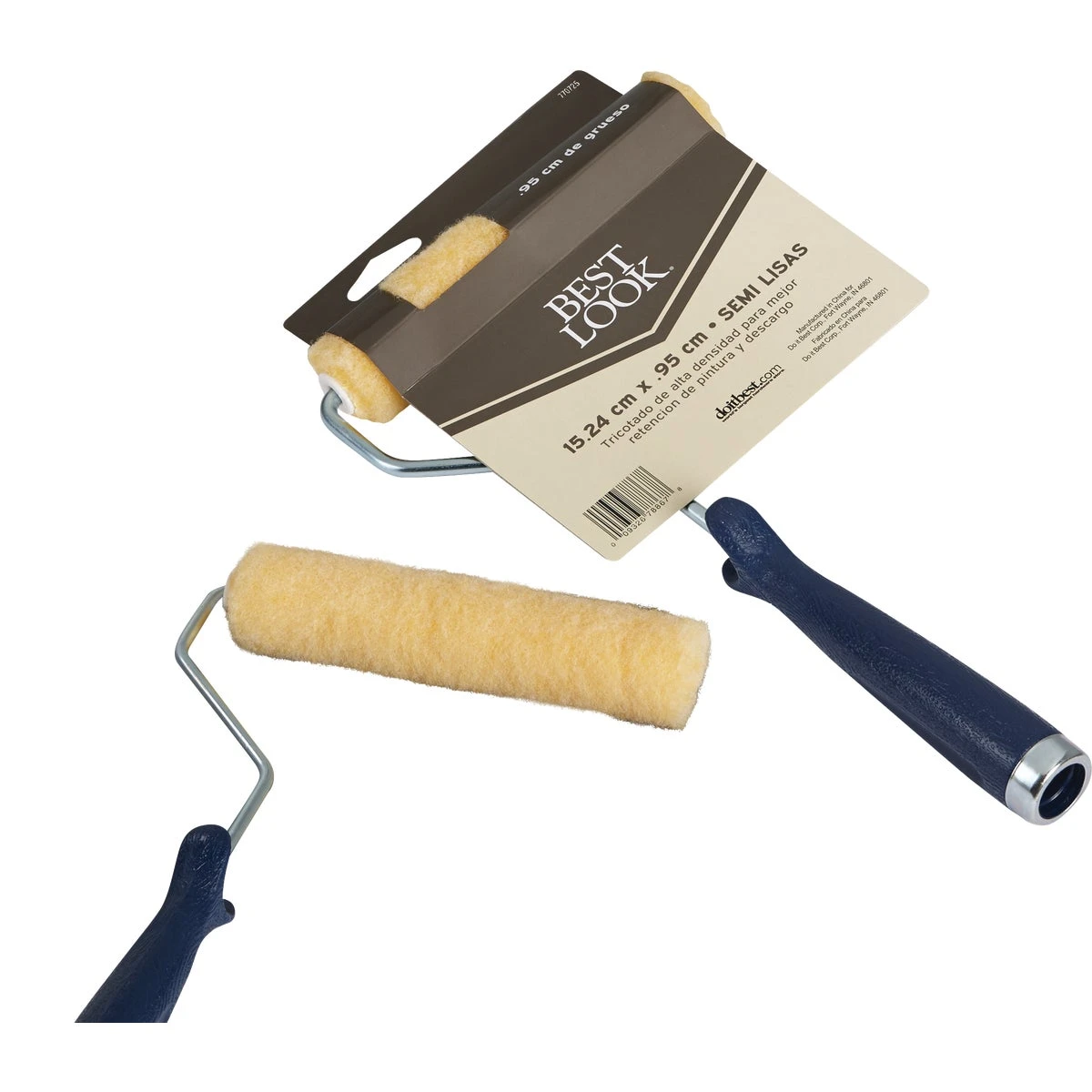 Best Look 6 In. X 3/8 In. Mini Knit Paint Roller Cover & Frame