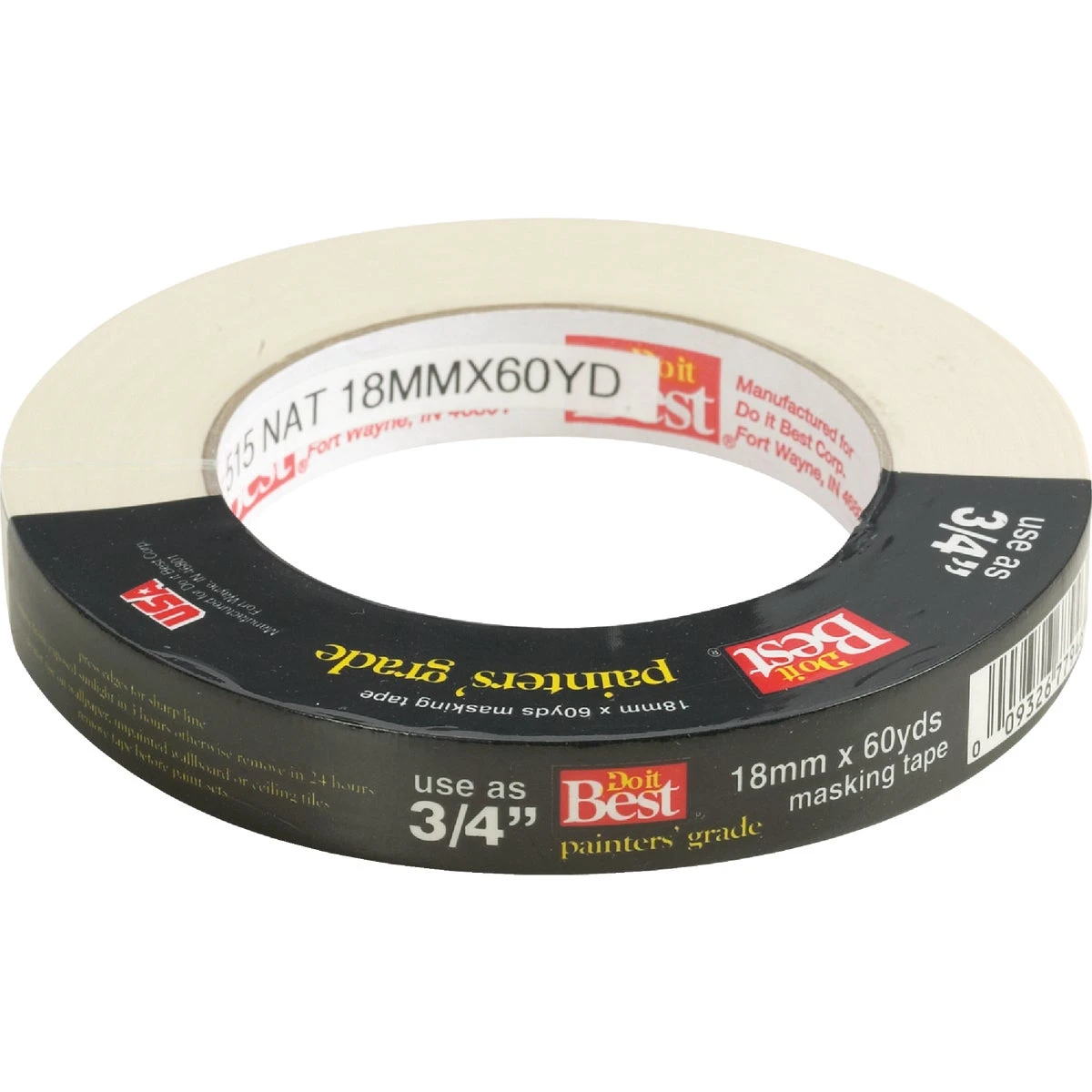 0.70 In. X 60 Yd. Painters Grade Masking Tape