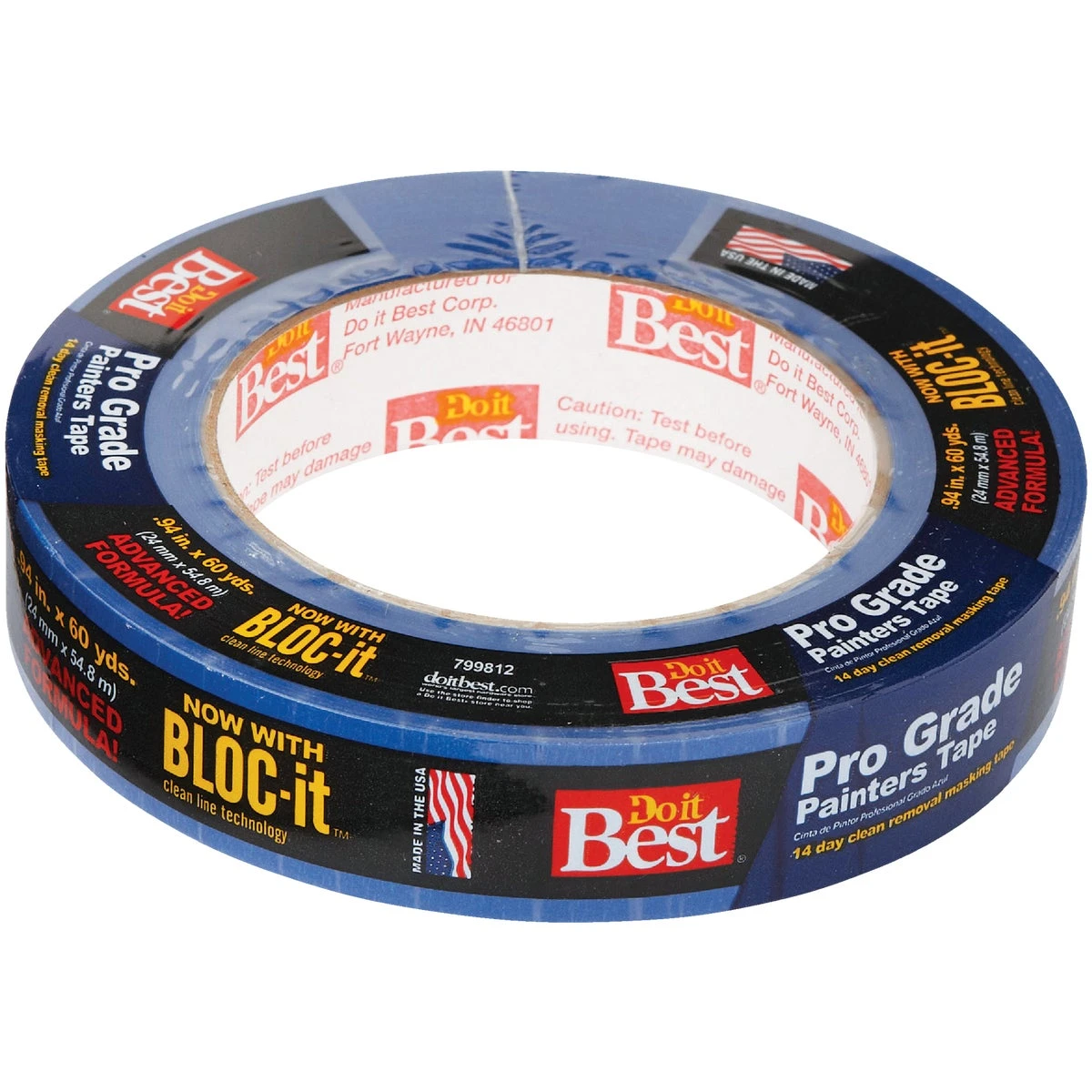 Pro Grade 0.94 In. X 60 Yd. Blue Painter's Masking Tape